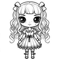 coloriage kawaii photo