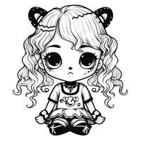 coloriage kawaii photo