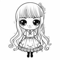 coloriage kawaii photo