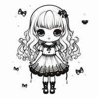 coloriage kawaii photo