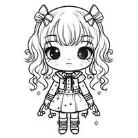 coloriage kawaii photo