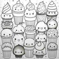 coloriage kawaii photo