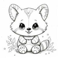 coloriage kawaii photo