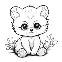 coloriage kawaii photo