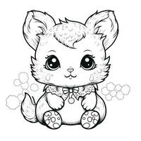 coloriage kawaii photo