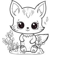 coloriage kawaii photo