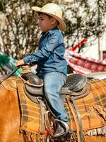 apore, goias, Brésil - 05 07 2023 à cheval équitation un événement ouvert à le Publique photo