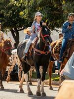 apore, goias, Brésil - 05 07 2023 à cheval équitation un événement ouvert à le Publique photo