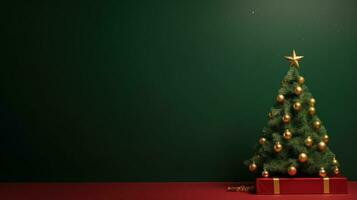 minimaliste Contexte avec Noël arbre photo
