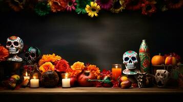 dia de muertos vacances Contexte photo