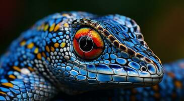 une bleu serpent Naturel Contexte photo