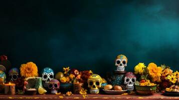 dia de muertos vacances Contexte photo