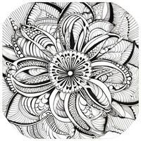 fleur coloration pages mandala style photo