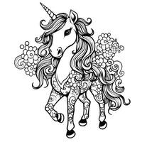 coloriages de licorne pour les enfants photo