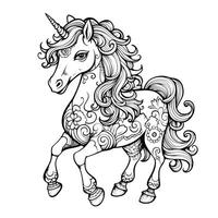 coloriages de licorne pour les enfants photo