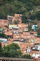 bidonville de santa marta à rio de janeiro brésil photo