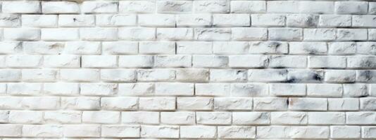 blanc brique mur texture dans minimaliste style. génératif ai photo