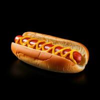hot-dog isolé photo