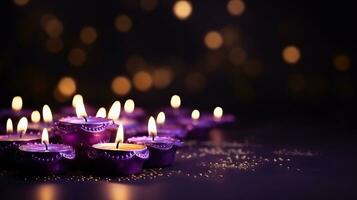 fond du festival des lumières de diwali photo