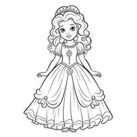 princesse coloriage photo