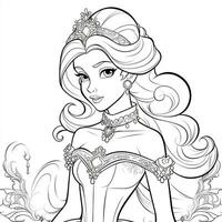 princesse coloriage photo