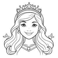 princesse coloriage photo