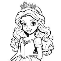 princesse coloriage photo