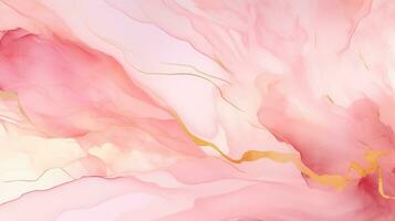 rose aquarelle vague Contexte photo