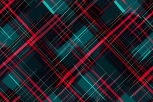 tartan sans couture modèle. ai génératif photo