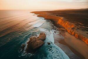 aérien vue de magnifique la nature. ai génératif photo