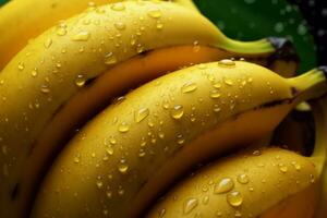 Frais banane des fruits. ai génératif photo