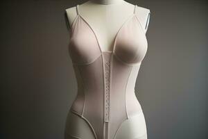 sensuel lingerie sur une mannequin. ai génératif photo