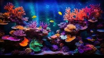 coloré corail récif Contexte photo