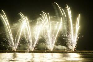 feux d'artifice dans forte dei marmi photo