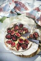 focaccia aux figues photo