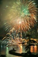 feux d'artifice recco italie photo