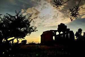 le ancien ruines de paestum photo