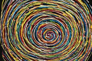 spirale de une mille couleurs photo