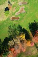 aérien vue le golf cours photo
