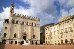 central Italie le médiéval carré de gubbio Ombrie photo