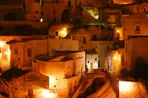 ancien village de le sassi de matera Italie photo