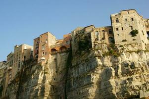 détails de le ville de tropea dans Pouilles Italie photo