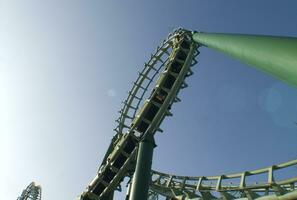 amusement parc rouleau Coaster photo