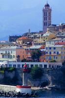 photographique vue de le ville de Bastia France photo