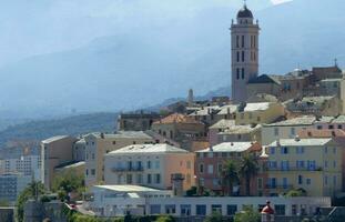 photographique vue de le ville de Bastia France photo