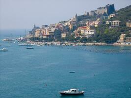 le bord de mer village de portovenere Ligurie Italie photo