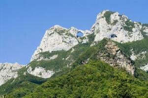 le suggestif vue de monte Forato Italie photo