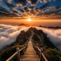 façon à paradis dans des nuages photo