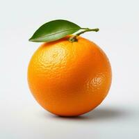 Célibataire mandarine isolé photo