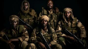 militaire Obliger dans Afrique photo